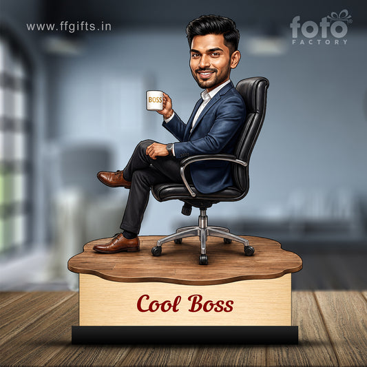 Personalized Cool Boss Caricature C818