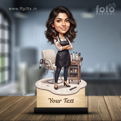 Personalized Gift for Beautician, Makeup Artist & Makeup Lover Caricature C1212