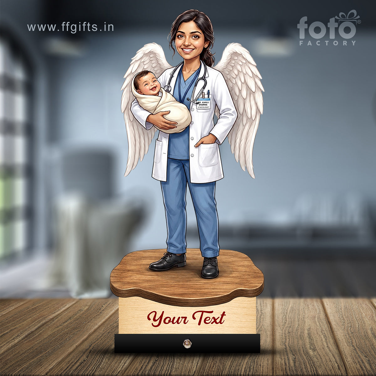 Gynecologist Doctor Caricature C632