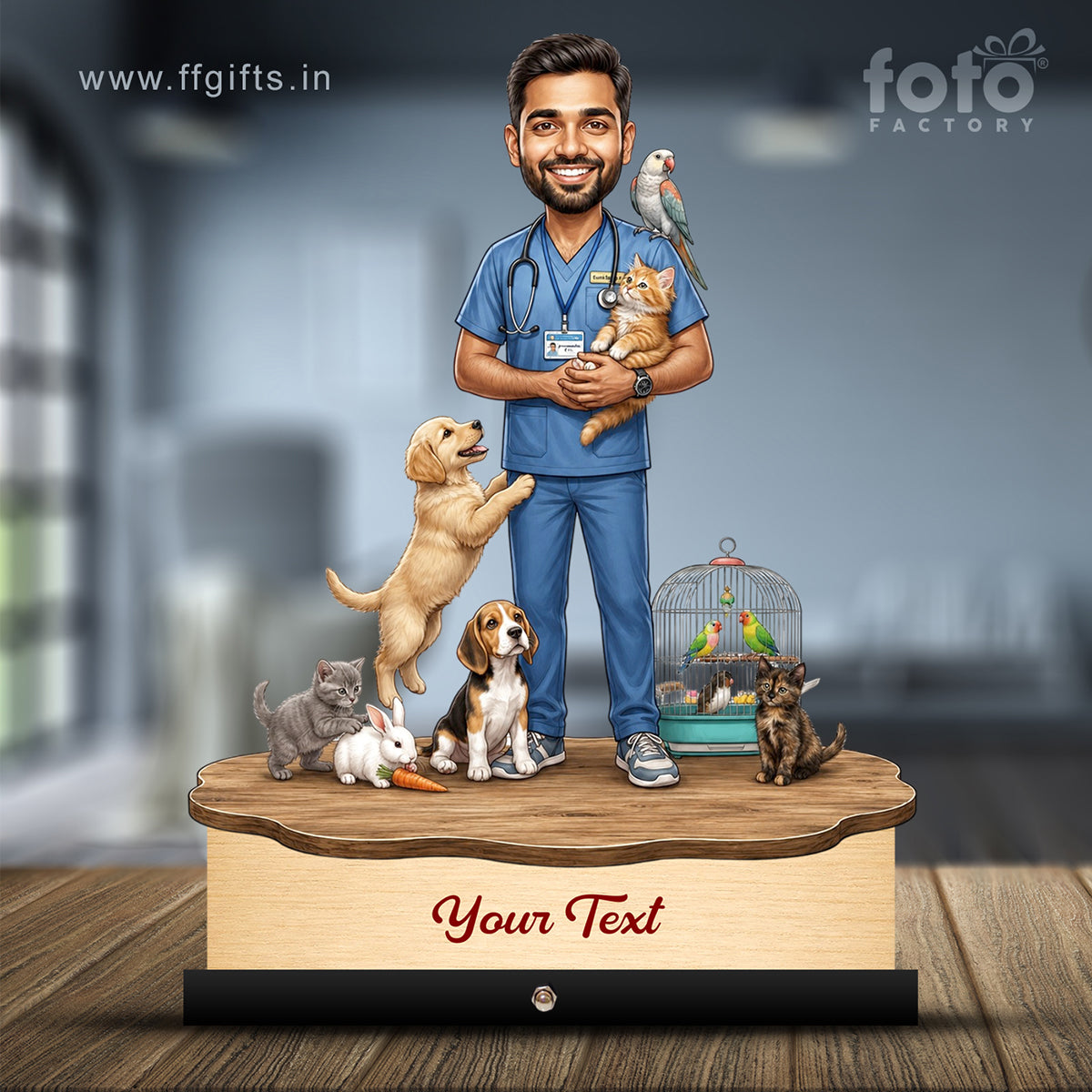 Veterinary Doctor Caricature C707