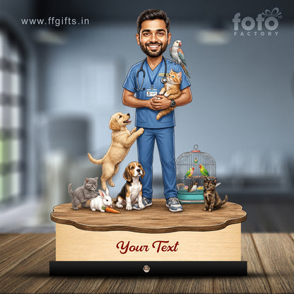 Veterinary Doctor Caricature C707