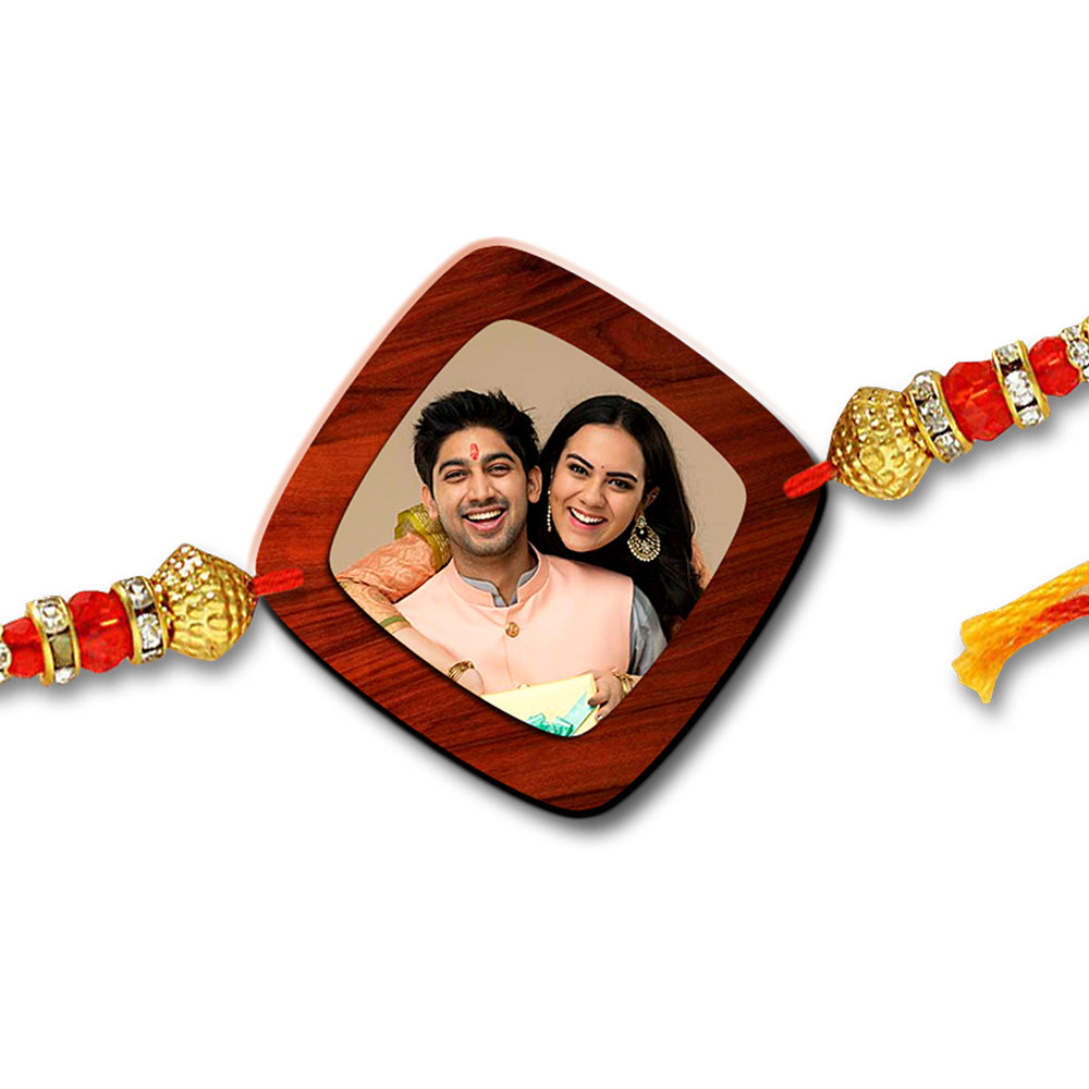 Square Shape Photo Rakhi R003