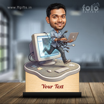 Personalized IT Professional Caricature C990