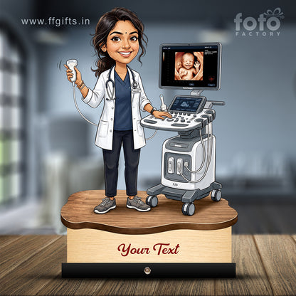 Gynecologist Doctor Caricature C635