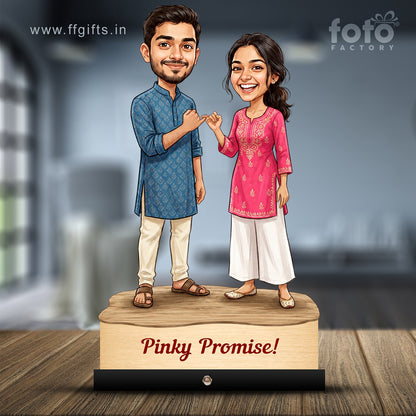 Pinky Promise Rakhi Caricature C582