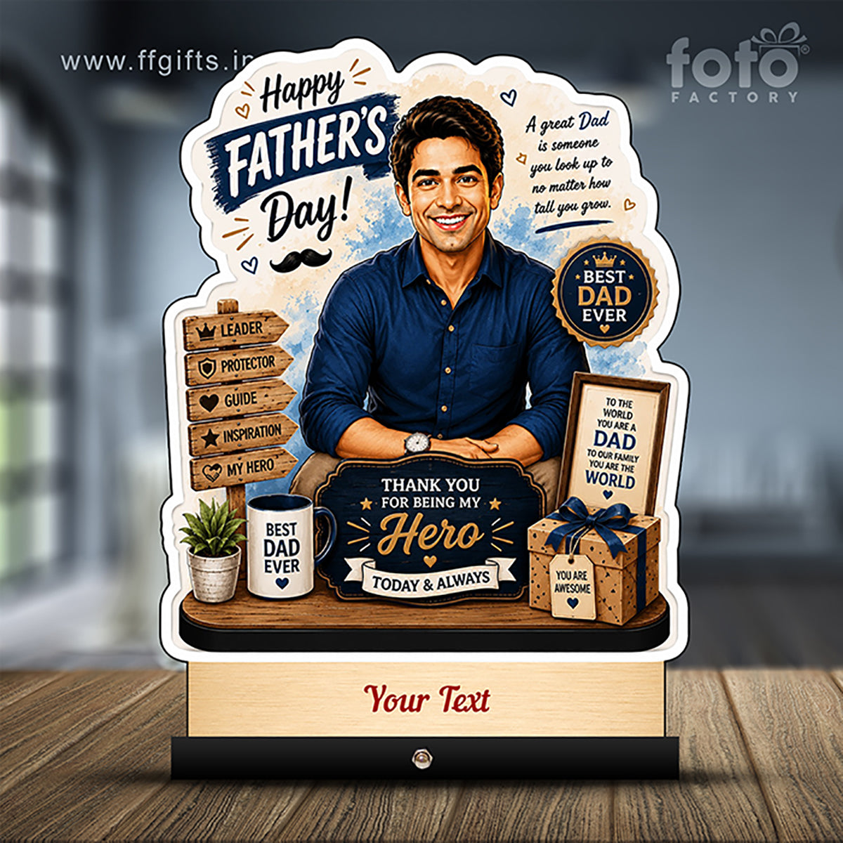 Best Dad Caricature C467
