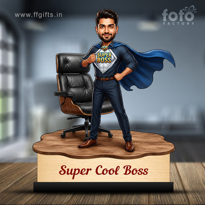 Personalized Super Boss Caricature C817