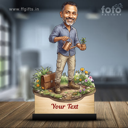 Personalized Male Retirement Caricature C1046