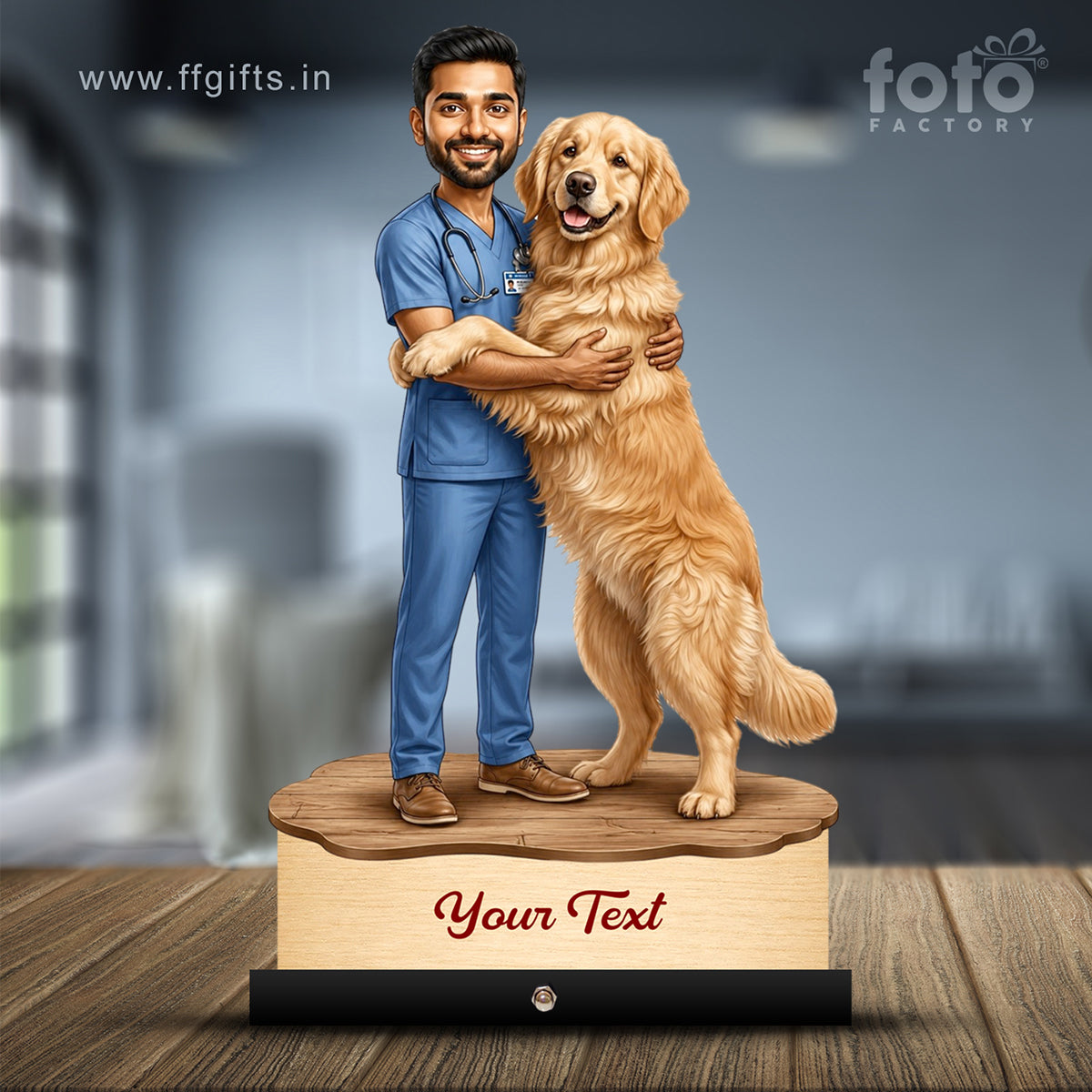 Veterinary Doctor Caricature C687