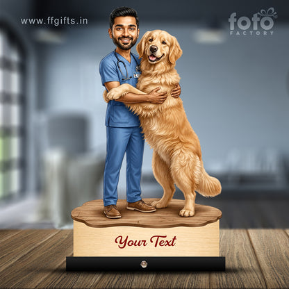Veterinary Doctor Caricature C687