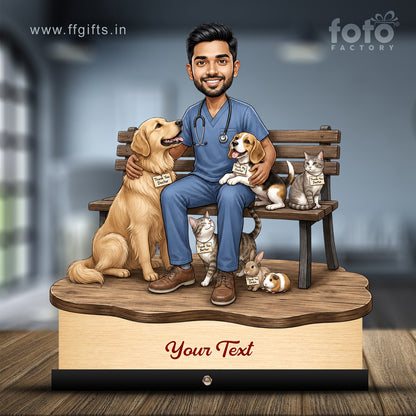 Veterinary Doctor Caricature C710