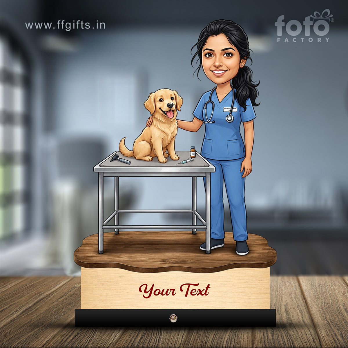 Veterinary Doctor Caricature C697