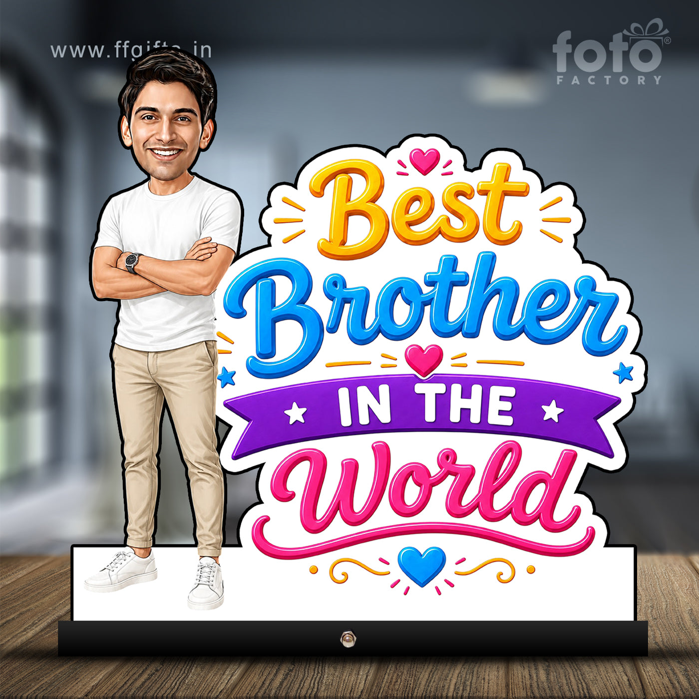 Raksha Bandhan Caricature for Brother C576