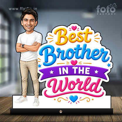 Raksha Bandhan Caricature for Brother C576
