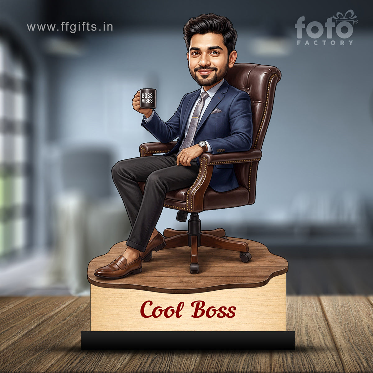 Personalized Cool Boss Caricature C827