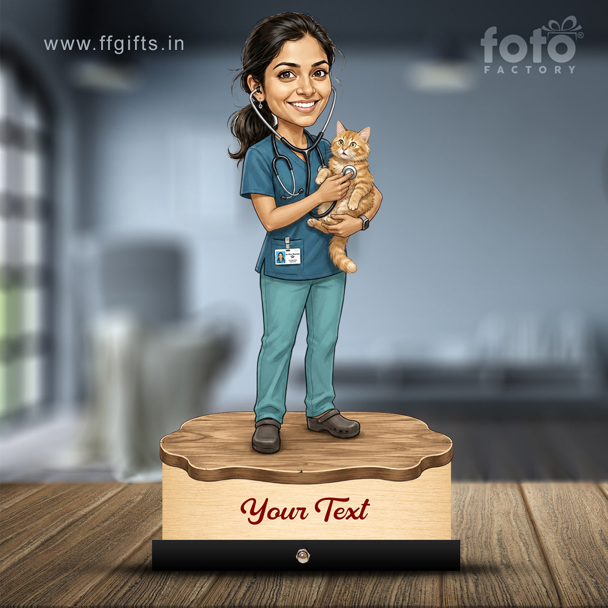 Veterinary Doctor Caricature C717