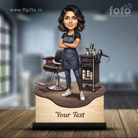 Personalized Gift for Beautician, Makeup Artist & Makeup Lover Caricature C1205