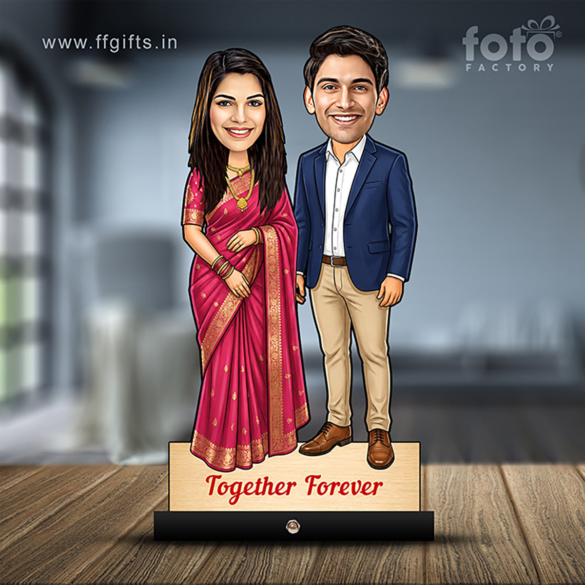 Married Couple Caricature C438
