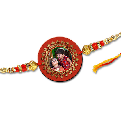 Circle Shape Photo Rakhi R020