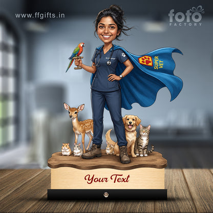 Veterinary Doctor Caricature C711