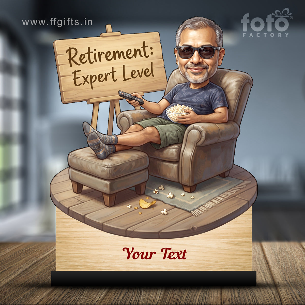 Personalized Male Retirement Caricature C1043