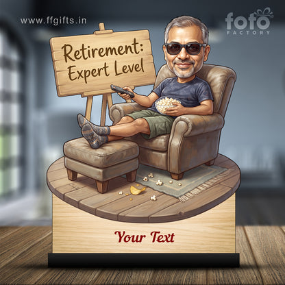 Personalized Male Retirement Caricature C1043