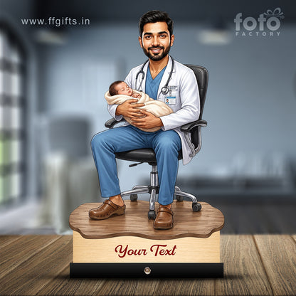 Gynecologist Doctor Caricature C618