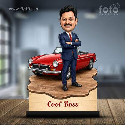 Personalized Cool Boss Caricature C837