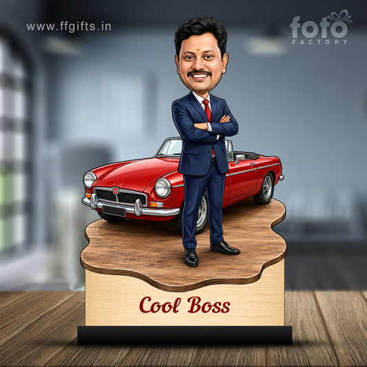 Personalized Cool Boss Caricature C837