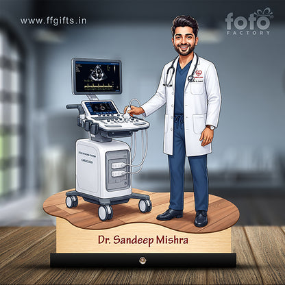 Cardiologist Doctor Caricature C493