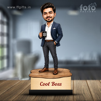Personalized Cool Boss Caricature C833