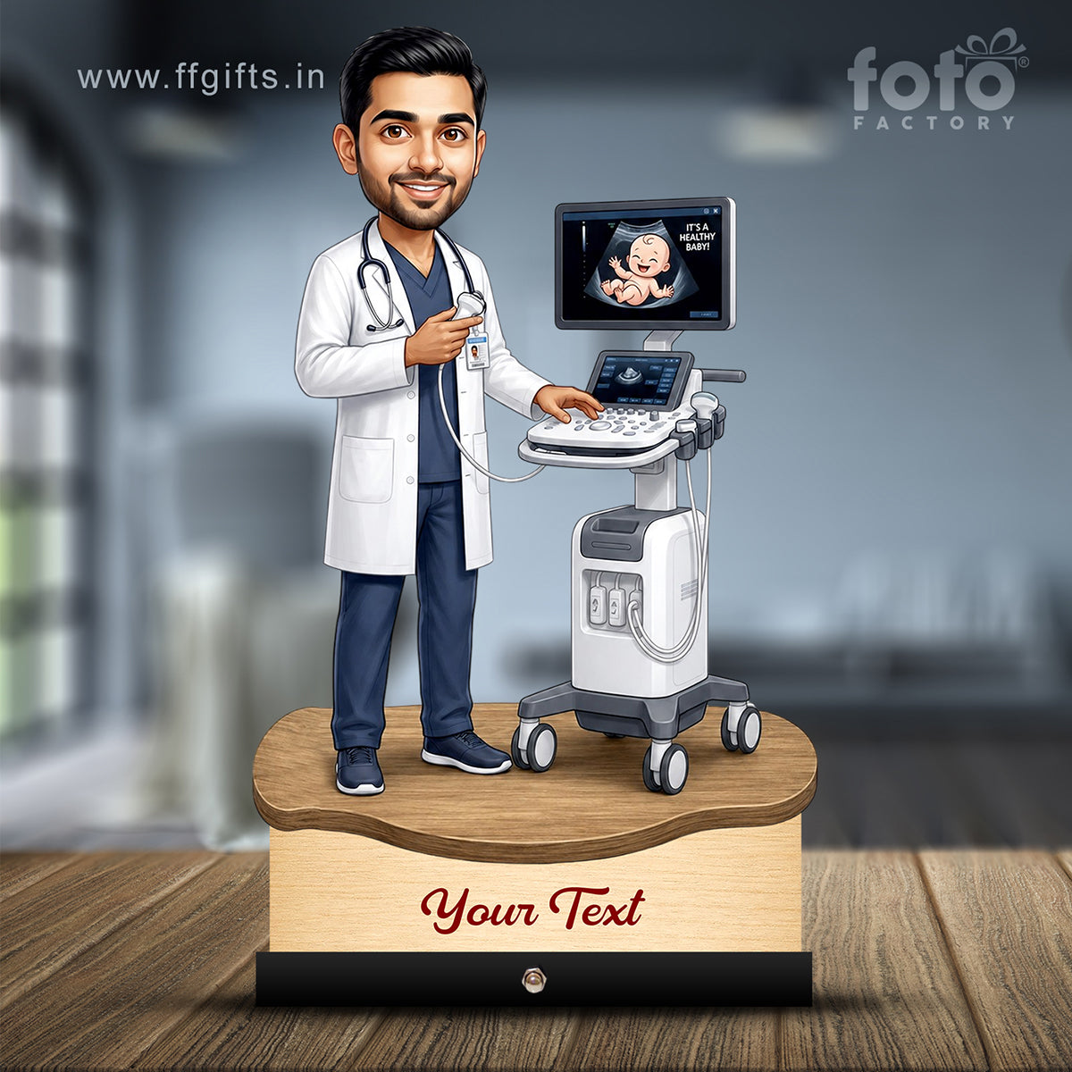 Gynecologist Doctor Caricature C629