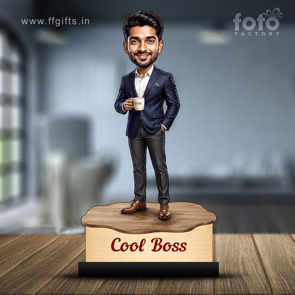 Personalized Cool Boss Caricature C824