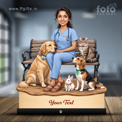 Veterinary Doctor Caricature C698