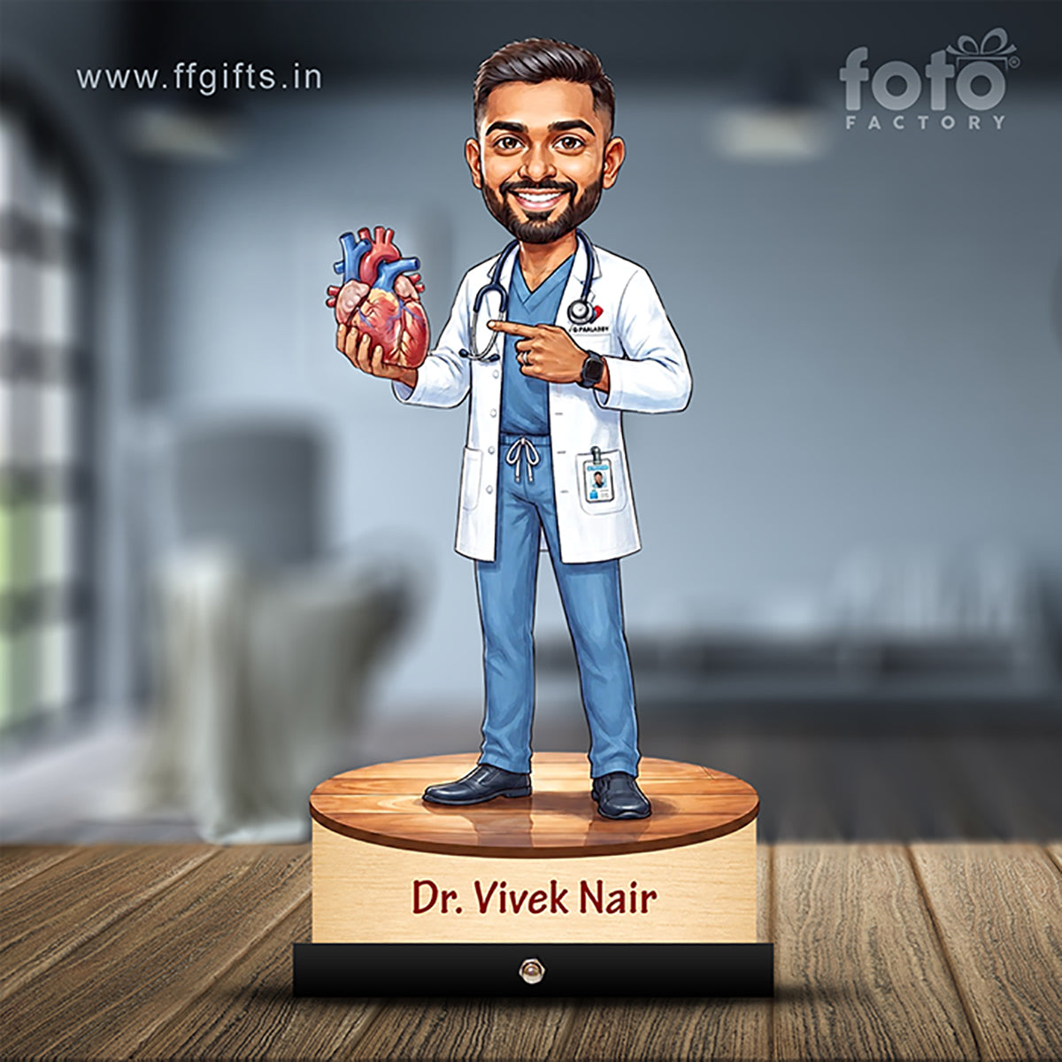 Cardiologist Doctor Caricature C488