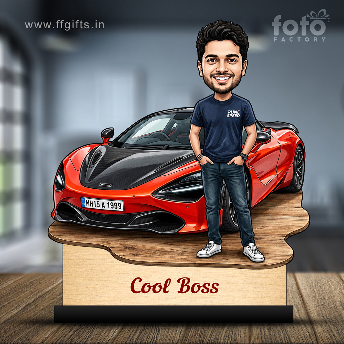 Personalized Cool Boss Caricature C834
