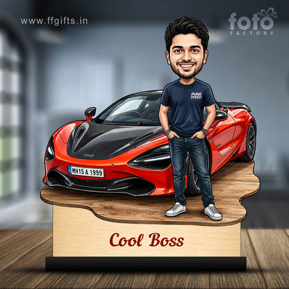 Personalized Cool Boss Caricature C834