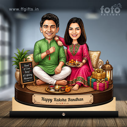 Raksha Bandhan Caricature C469