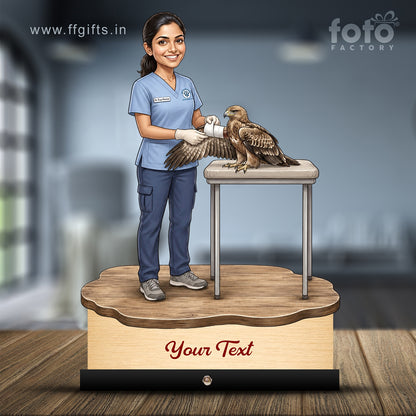 Veterinary Doctor Caricature C716