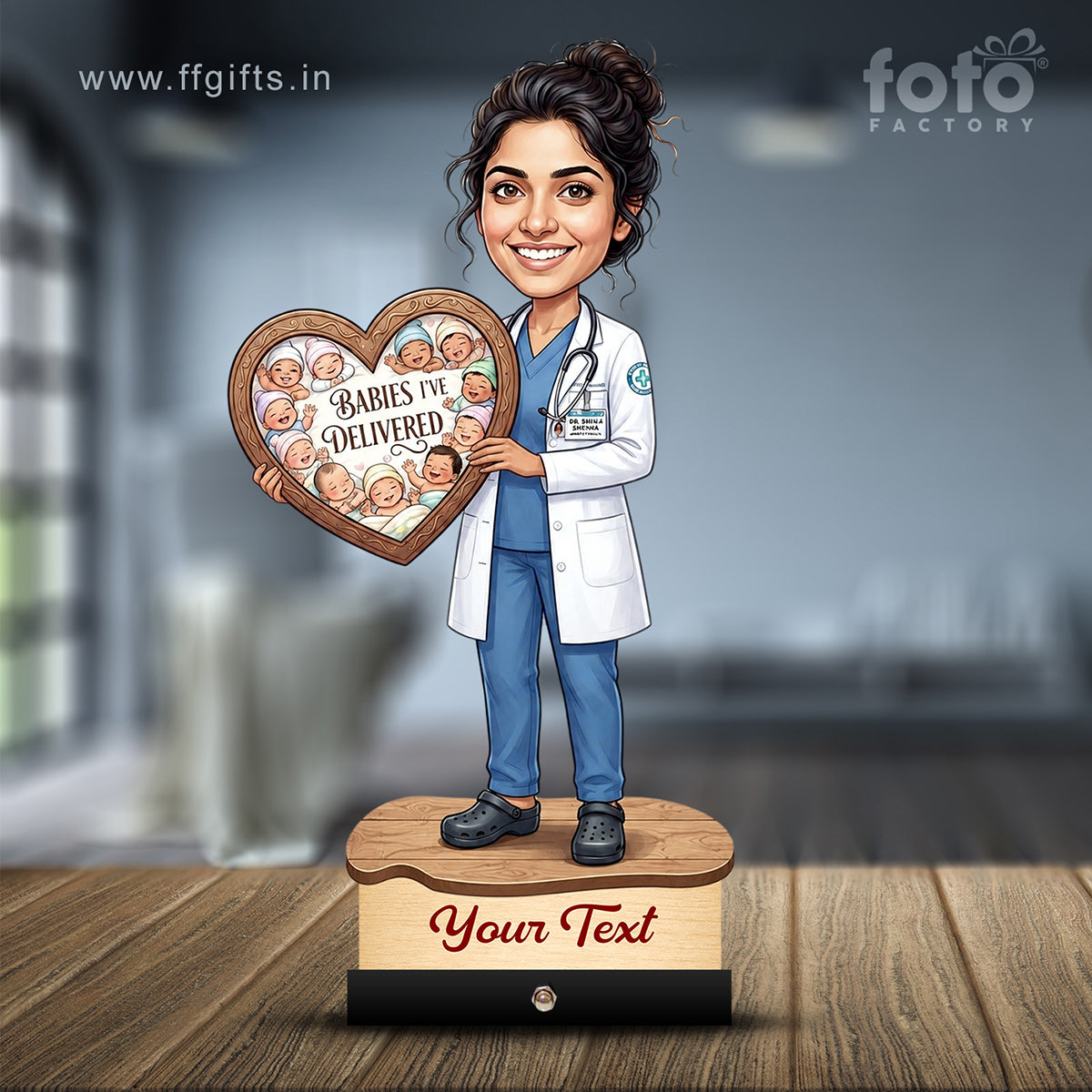 Gynecologist Doctor Caricature C620