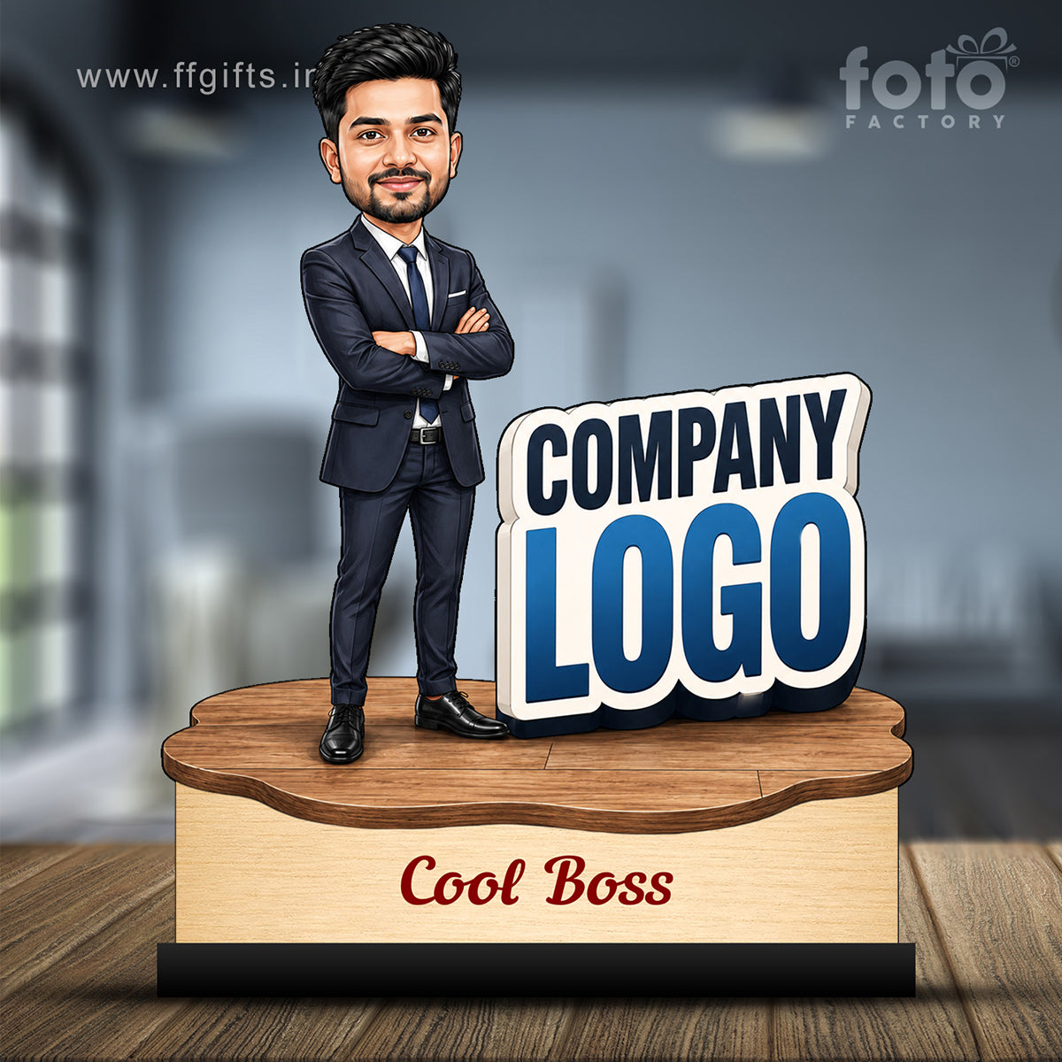 Personalized Cool Boss Caricature C810