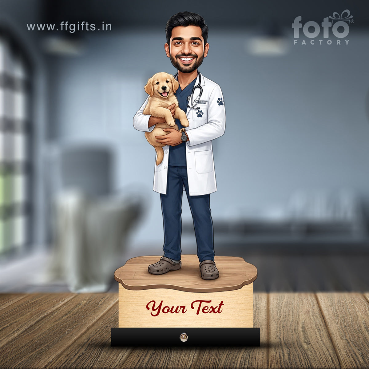 Veterinary Doctor Caricature C676