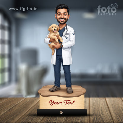 Veterinary Doctor Caricature C676