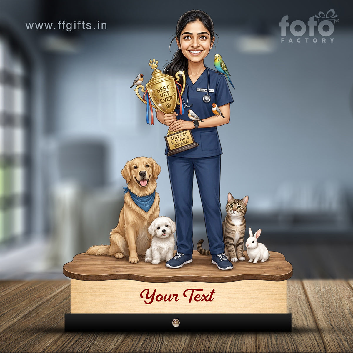 Veterinary Doctor Caricature C720