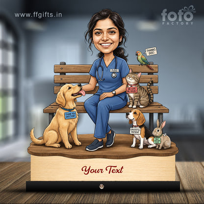 Veterinary Doctor Caricature C694