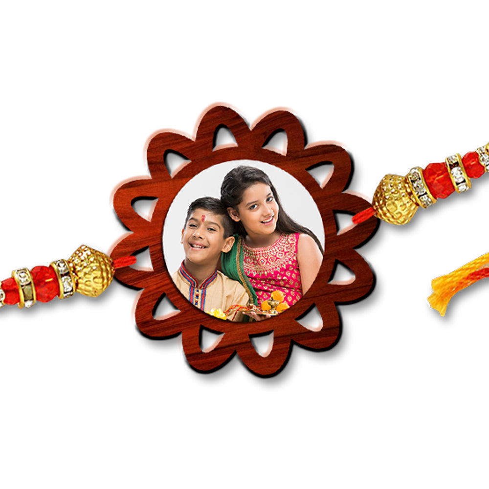 Star Shape Photo Rakhi R005