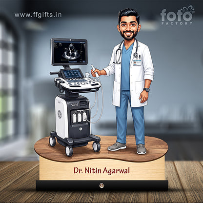 Cardiologist Doctor Caricature C492