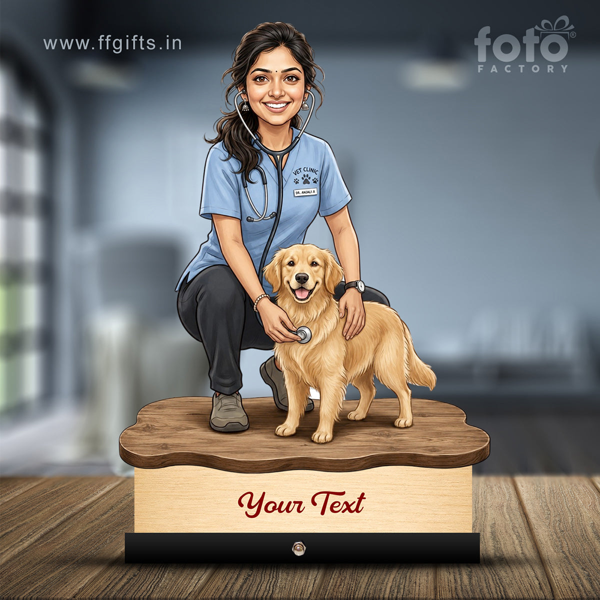 Veterinary Doctor Caricature C725