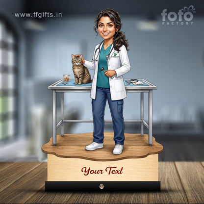 Veterinary Doctor Caricature C678