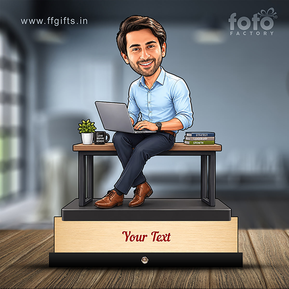 Corporate Male Caricature C465